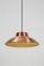 Danish Copper-Colored UFO Hanging Lamp from Nordisk Solar Compagni, 1960s, Image 3