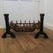 Large Antique Inglenook Fire Grate on Andirons, Image 1