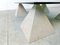 Tavolino da caffè vintage a forma di piramide in pietra, anni '70, Immagine 4