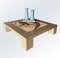 Table Inlaid F by Meccani Studio 2024, for Meccani Design 4