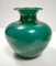 Vintage Green Cased Alga Glass Vase with Gold Leaf by Tomaso Buzzi for Venini, 1930s 4