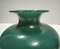 Vase Vintage en Verre Algue Vert avec Feuille d'Or par Tomaso Buzzi pour Venini, 1930s 8