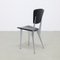 Postmodern Dining Chairs in Leather by Studio Archirivolto for Fasem, 1980s, Set of 4 6