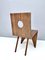 Postmodern Handmade Geometrical Beech and Walnut Side Chair, Italy, 1980s 5