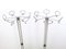 Postmodern Minimalist Plated Metal Coat Rack by Valenti Luce, Italy, 1960s 3