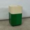 Mueble Componibili cuadrado de plástico en verde y blanco de Anna Castelli para Kartell, años 60, Imagen 3