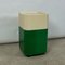 Square Based Componibili Plastic Cabinet in Green and White by Anna Castelli for Kartell, 1960s 3