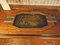Large Art Deco Tray in Walnut & Wrought Iron, 1930s 4