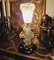 Lámpara de mesa Art Déco de vidrio opalino, años 30, Imagen 15