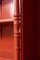 Vetrina antica rossa, Belgio, fine XIX secolo, Immagine 4