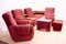 Vintage Eastern Bloc Living Room Set, Czechoslovakia, 1980s, Set of 4 4