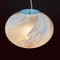 Vintage Swirl Murano Glass Pendant Lamp in Vetri Murano, Italy, 1970s 2