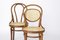 Dining Chairs No. 18 & No. 215 in Bentwood & Viennese Weaving from Thonet, Set of 2 2