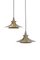 Danish Brass-Colored Hanging Lights, 1960s, Set of 2 1