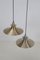 Lámparas colgantes danesas de latón, años 60. Juego de 2, Imagen 3