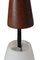 Danish Hanging Light in a Cascade Form in Teak and Glass, 1960s, Image 8