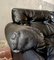 Italienisches Coronado Sofa aus schwarzem Leder von Tobia & Afra Scarpa für B&b Italia / C&b Italia, 1960er 7