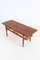 Danish Teak Coffee Table with Rattan Shelf, 1960s, Image 7