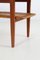 Danish Teak Coffee Table with Rattan Shelf, 1960s 8