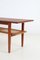 Danish Teak Coffee Table with Rattan Shelf, 1960s 11