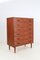 Large Danish Tallboy Teak Chest of Drawers, 1960s, Image 3