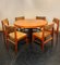 Danish Teak Extendable Dining Table and Chairs by Thomas Harvel for Farstrup Møbler Denmark, 1962, Set of 7, Image 1