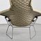 Mid-Century Bird Chair with Pouf by Harry Bertoia for Knoll, 1952, Set of 2 6