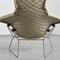 Mid-Century Bird Chair with Pouf by Harry Bertoia for Knoll, 1952, Set of 2, Image 6