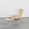 Mid-Century Bird Chair with Pouf by Harry Bertoia for Knoll, 1952, Set of 2 14