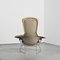 Mid-Century Bird Chair with Pouf by Harry Bertoia for Knoll, 1952, Set of 2 11