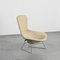 Chaise Oiseau Mid-Century avec Pouf par Harry Bertoia pour Knoll, 1952, Set de 2 3