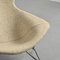 Mid-Century Bird Chair mit Pouf von Harry Bertoia für Knoll, 1952, 2er Set 4