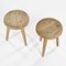 Tripod Stools attributed to Pierre Jeanneret, 1945, Set of 2 11