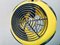 Vintage Ufo Ceiling Lamp in Yellow Plastic and the Black Grids from Massive Lighting, 1970s, Image 11
