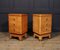 Art Deco French Bedside Chests in Sycamore, 1925, Set of 2 3