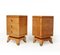Art Deco French Bedside Chests in Sycamore, 1925, Set of 2, Image 2