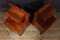 Art Deco French Walnut Bedside Cabinets, 1930s, Set of 2 5