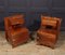 Art Deco French Walnut Bedside Cabinets, 1930s, Set of 2 11