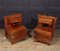 Art Deco French Walnut Bedside Cabinets, 1930s, Set of 2, Image 11