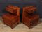 Art Deco French Walnut Bedside Cabinets, 1930s, Set of 2 7