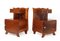 Art Deco French Walnut Bedside Cabinets, 1930s, Set of 2, Image 2