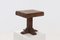 Brutalist Oak Side or Plant Table with Decorative Base, 1950s 1