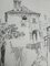 Jan Kristofori, Swiss Motifs/Tessin Houses, Croquis originaux au crayon, Set de 3 4