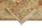 Grand Tapis Oriental Oushak Beige en Laine, 1990s 5