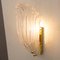 Italian Wall Lamps in Clear Murano Glasss, 1990s, Set of 2, Image 9