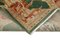 Green Oriental Hand Knotted Wool Runner Oushak Rug, 1990s 5