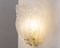 Large Wall Lights with 3 Murano Glass Leaves and Gold Structure, Italy, Image 6