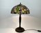 Tiffany Table Lamp with Bronze Base, France, 1960s 2