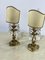 Mid-Century Bedside Lamps in Brass and Crystal in the style of Maison Bagués, 1950s, Set of 2 4