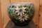 Passiflores Vase oder Pflanzgefäß aus emaillierter Keramik von Jerome Massier, Vallauris, Frankreich 1